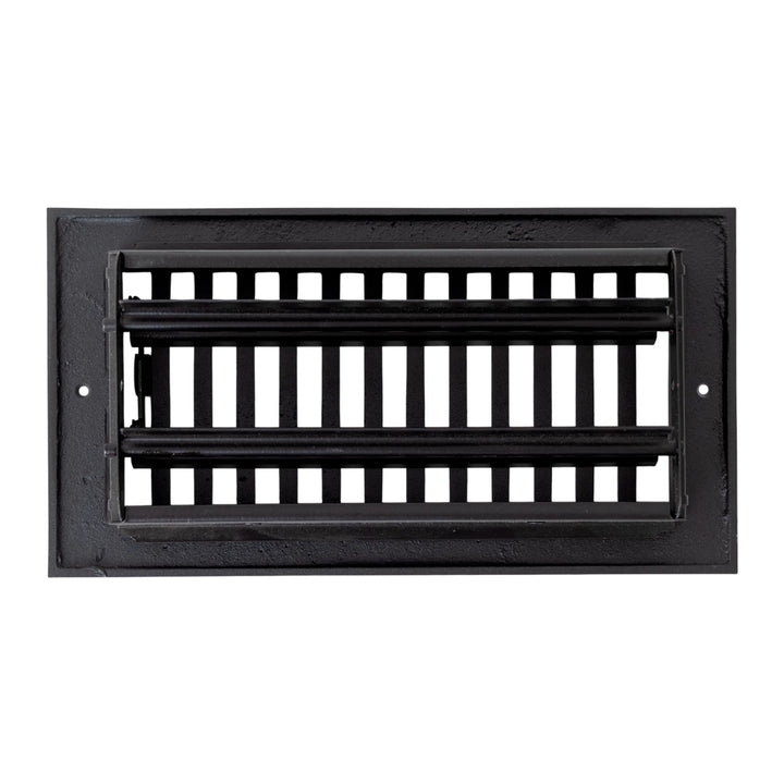 Madelyn Carter Black Contemporary Ceiling and Wall Vent Covers (Cast Aluminum) Vent Cover