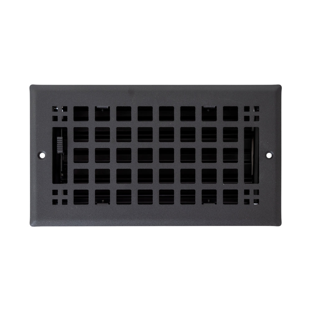 Madelyn Carter Artisan Steel Vent Covers for Ceilings and Walls Vent Cover Black