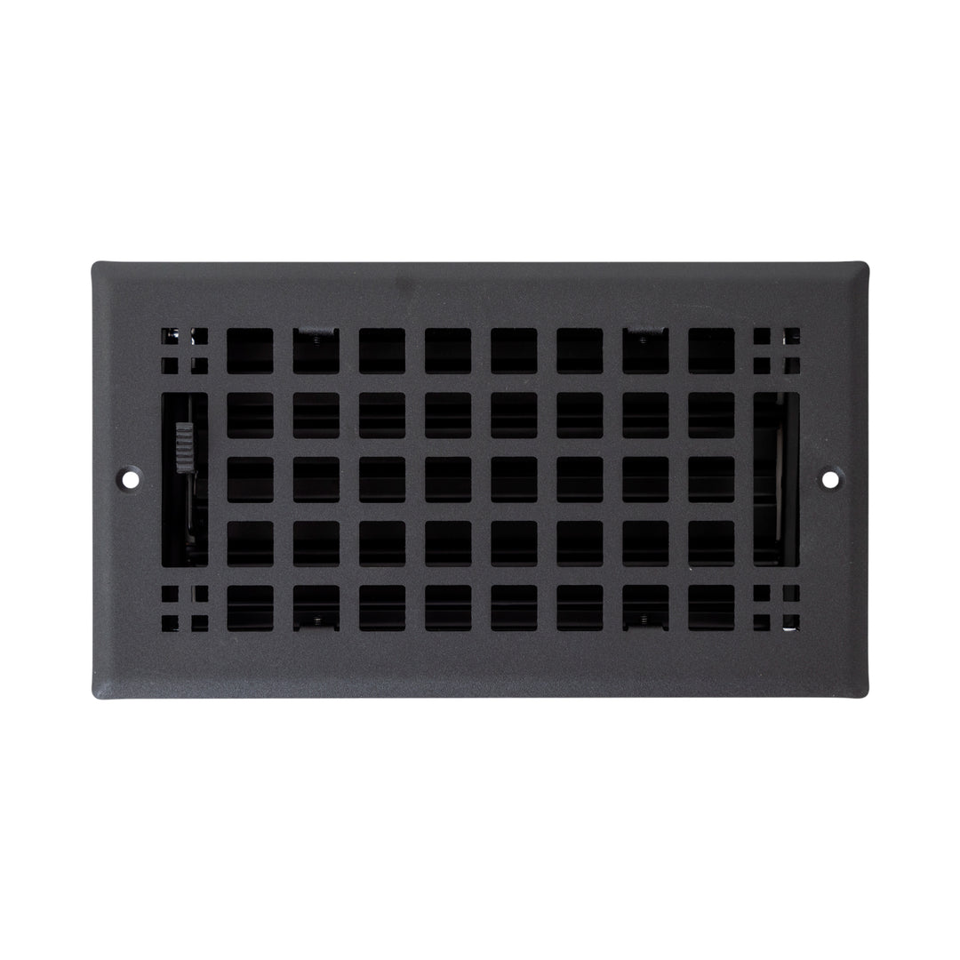 Madelyn Carter Artisan Steel Vent Covers for Ceilings and Walls Vent Cover Black