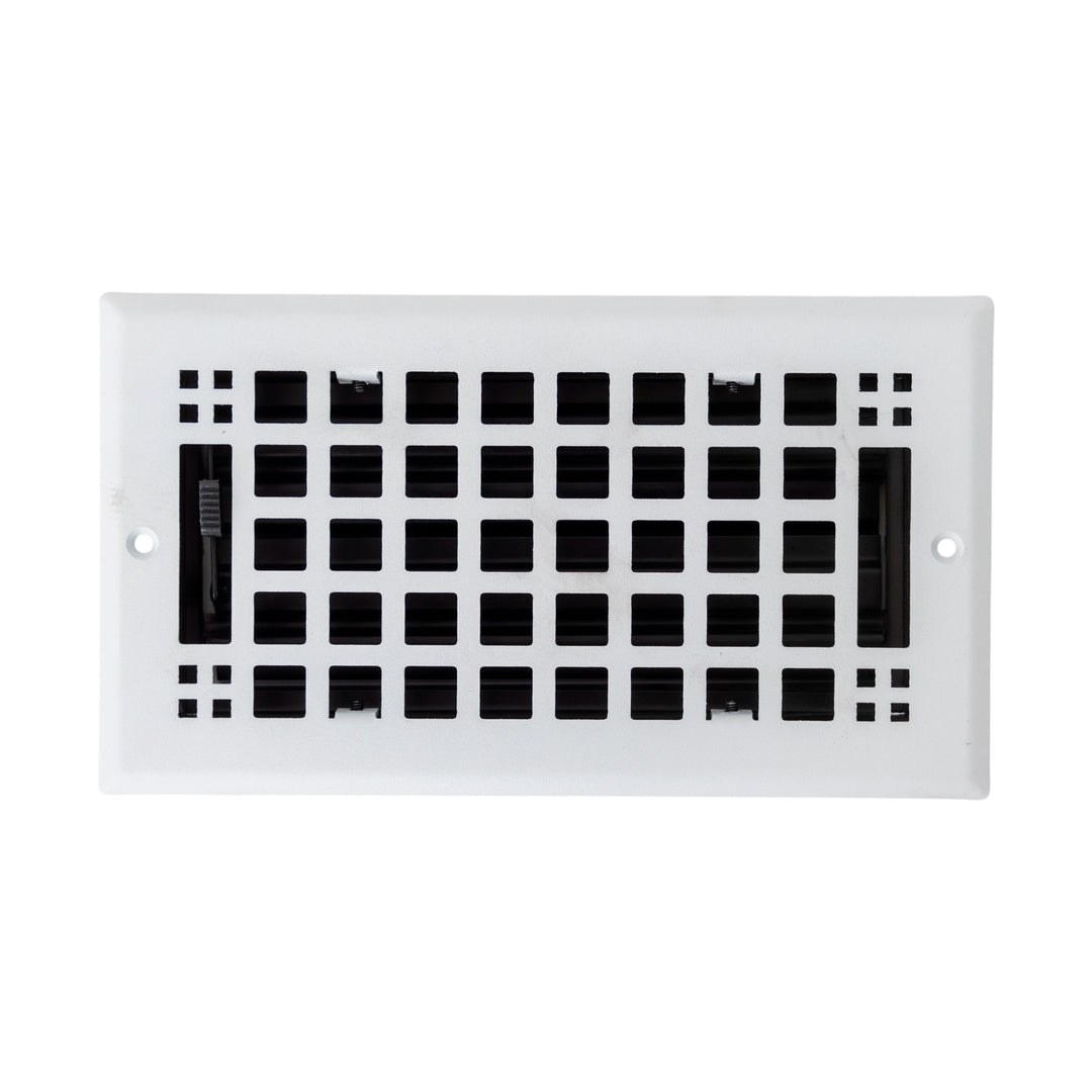 Madelyn Carter Artisan Steel Vent Covers for Ceilings and Walls Vent Cover White