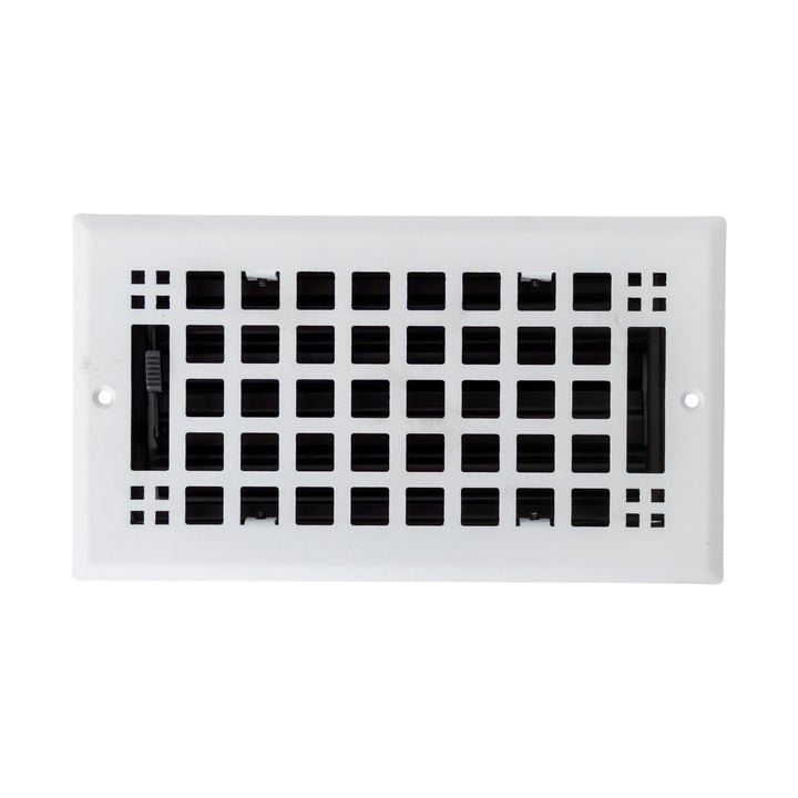 Madelyn Carter Artisan Steel Vent Covers for Ceilings and Walls Vent Cover White