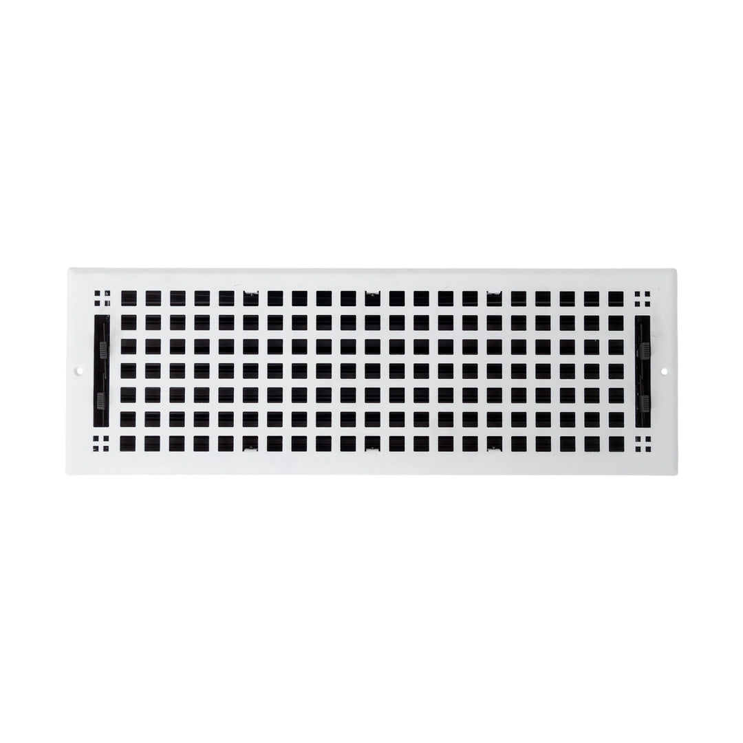 Madelyn Carter Artisan Steel Vent Covers for Ceilings and Walls Vent Cover White