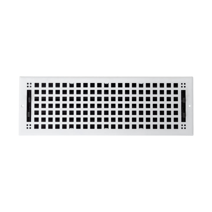 Madelyn Carter Artisan Steel Vent Covers for Ceilings and Walls Vent Cover White