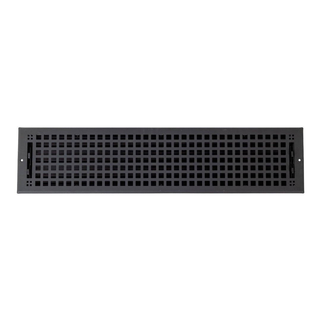 Madelyn Carter Artisan Steel Vent Covers for Ceilings and Walls Vent Cover Black