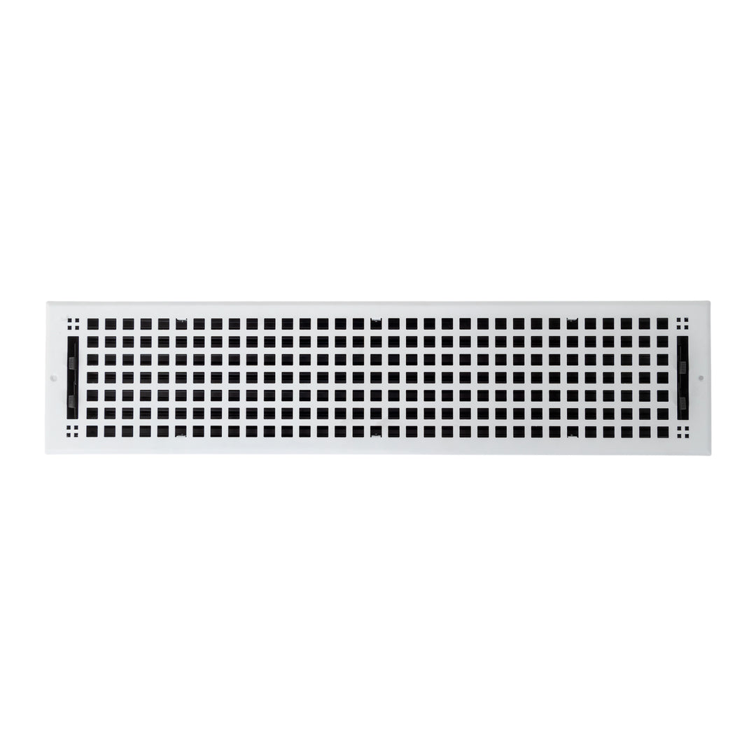 Madelyn Carter Artisan Steel Vent Covers for Ceilings and Walls Vent Cover White