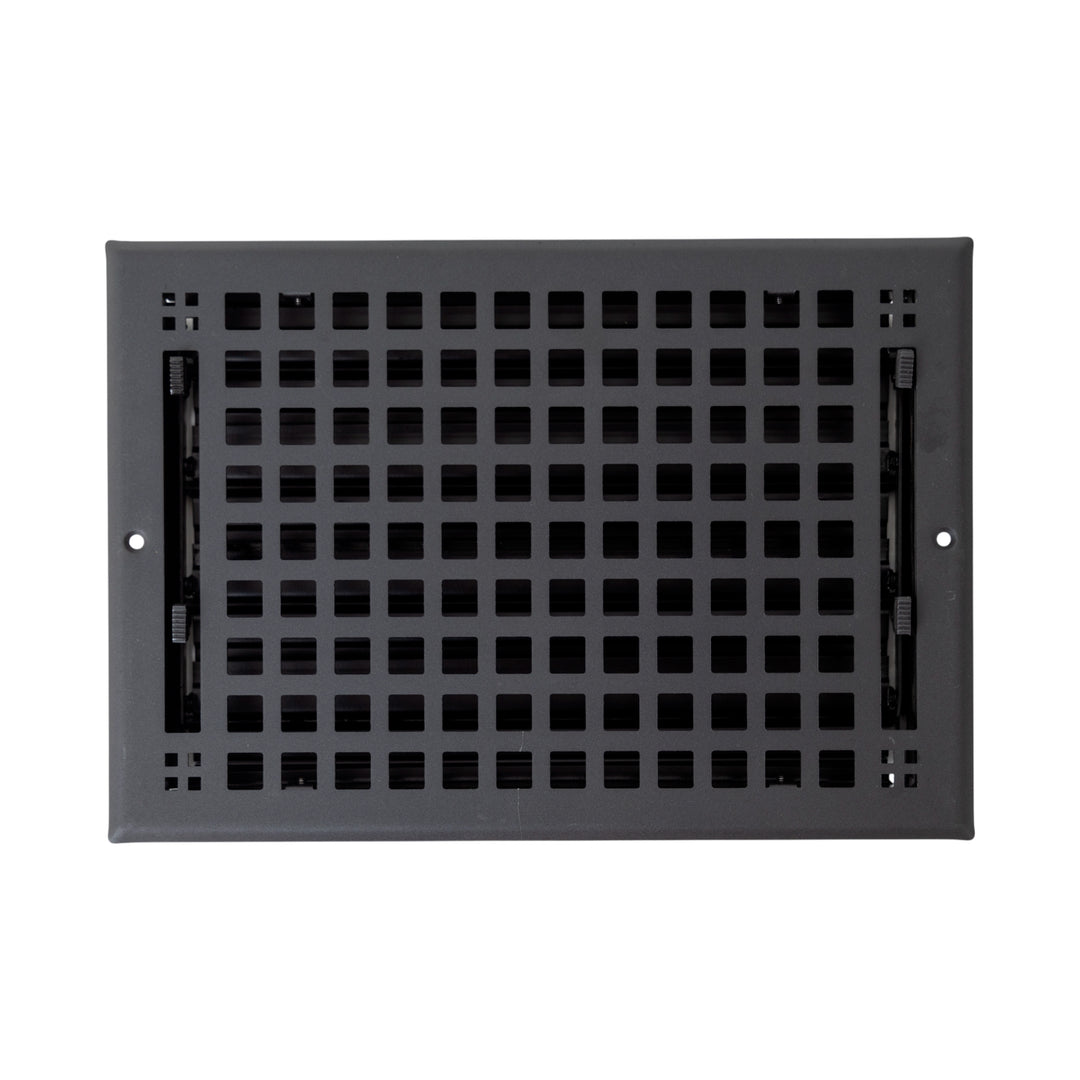 Madelyn Carter Artisan Steel Vent Covers for Ceilings and Walls Vent Cover Black
