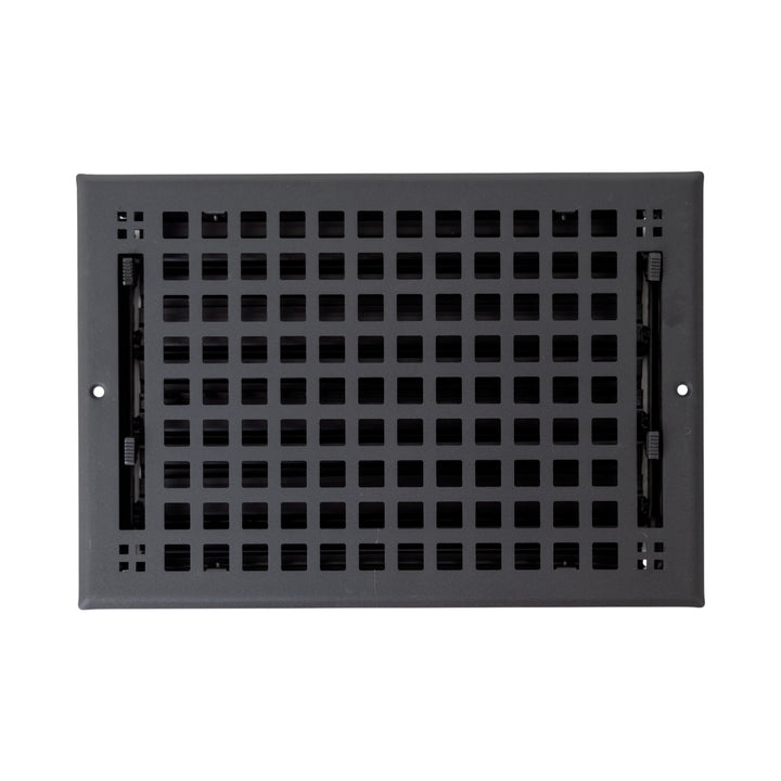 Madelyn Carter Artisan Steel Vent Covers for Ceilings and Walls Vent Cover Black