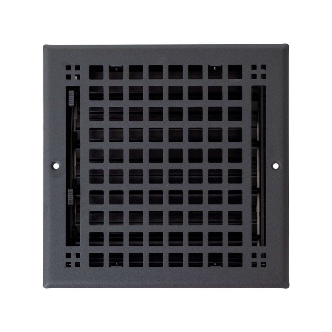 Madelyn Carter Artisan Steel Vent Covers for Ceilings and Walls Vent Cover Black