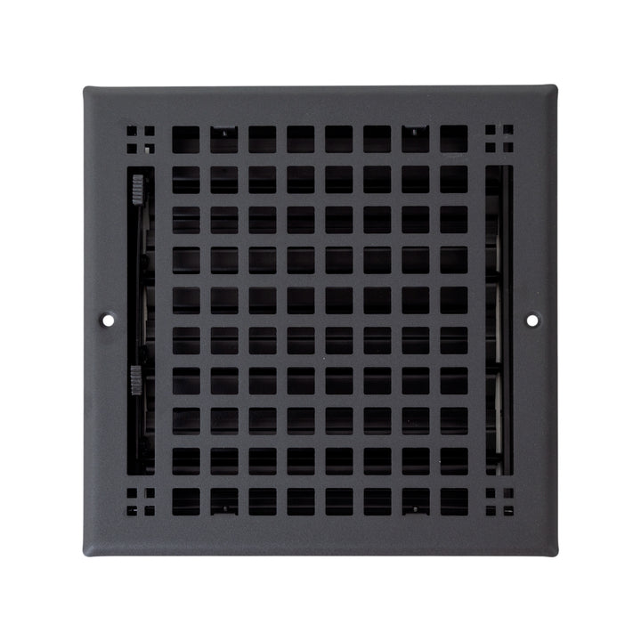 Madelyn Carter Artisan Steel Vent Covers for Ceilings and Walls Vent Cover Black