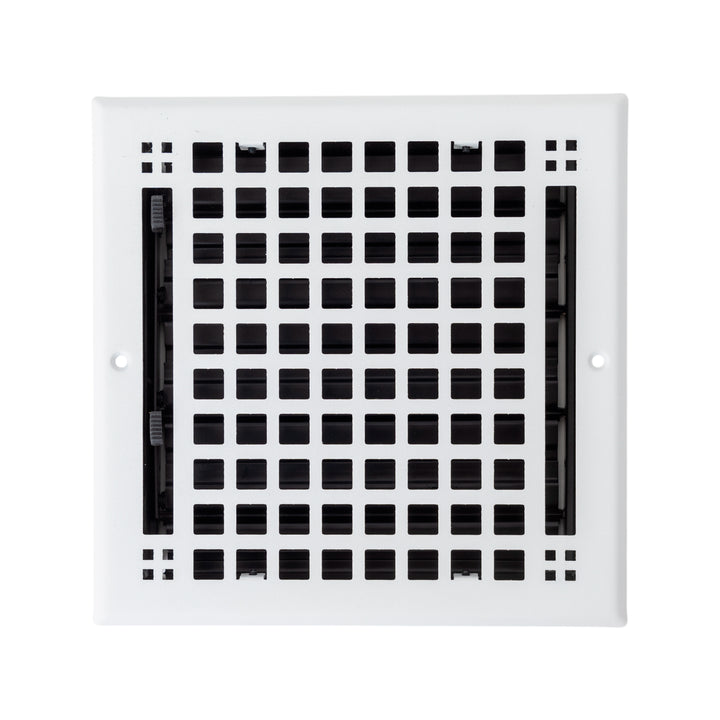 Madelyn Carter Artisan Steel Vent Covers for Ceilings and Walls Vent Cover White