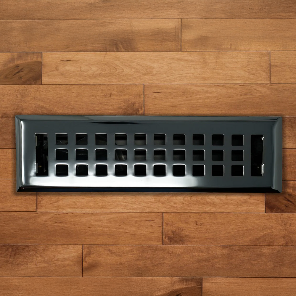 Madelyn Carter Artisan Polished Chrome Wall and Floor Vent Cover Vent Cover Kay Hardware - VCU