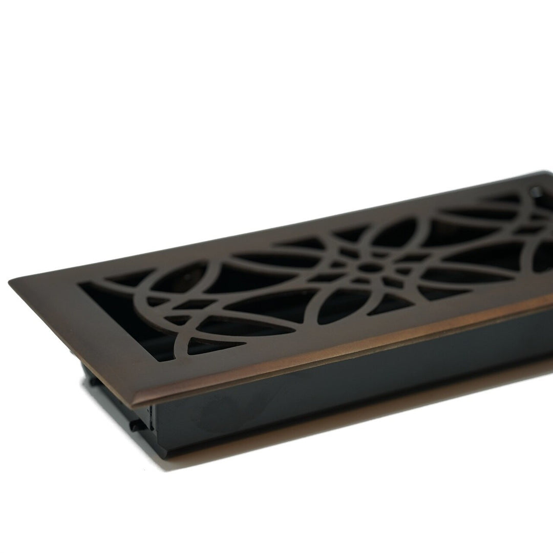 Madelyn Carter Cast Brass Empire Floor and Wall Vent Covers Vent Cover Kay Hardware - VCU