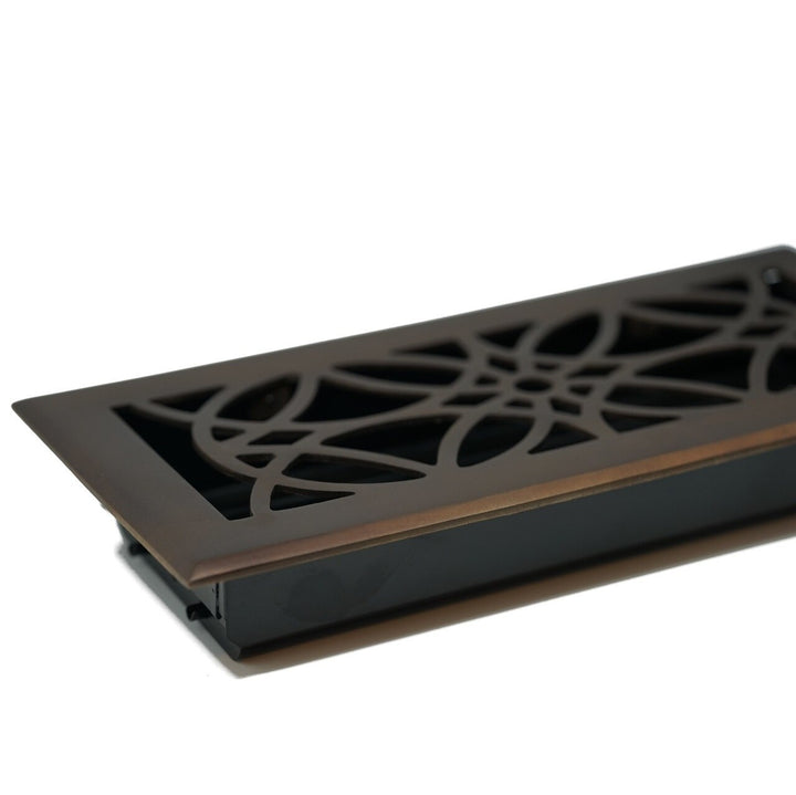 Madelyn Carter Cast Brass Empire Floor and Wall Vent Covers Vent Cover Kay Hardware - VCU