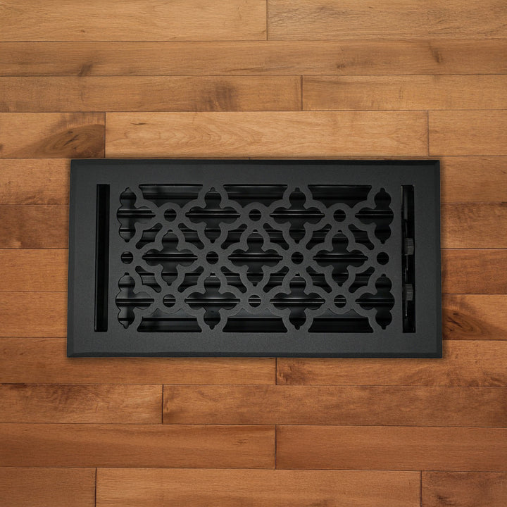 Madelyn Carter Gothic Floor Vent Covers (Cast Aluminum) Vent Cover Kay Hardware - VCU