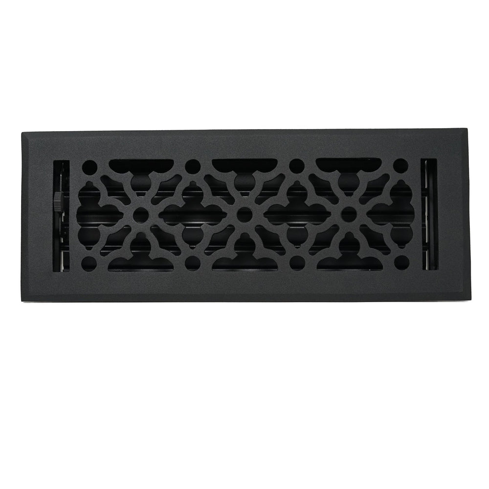 Madelyn Carter Gothic Floor Vent Covers (Cast Aluminum) Vent Cover Kay Hardware - VCU 2 x 10 (Overall Size: 3.75 x 11.5)