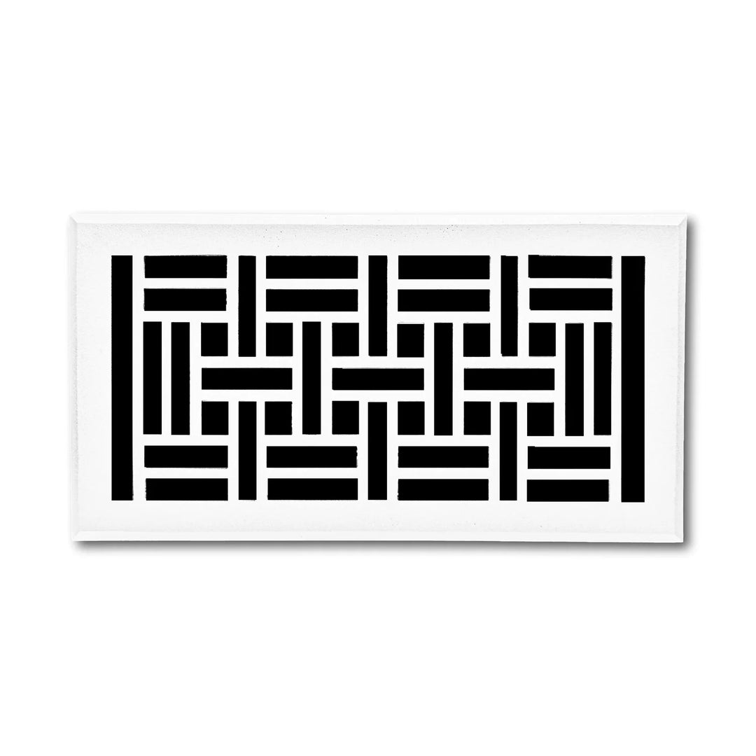 Madelyn Carter Arts and Crafts Vent Covers Vent Cover Kay Hardware - VCU 2 x 10 (Overall 3.75 x 11.5) White