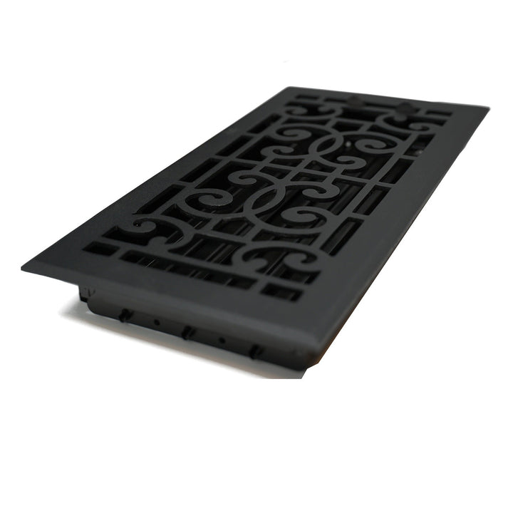 Madelyn Carter Cast Aluminum Baroque Floor and Wall Vent Covers Vent Cover Kay Hardware - VCU