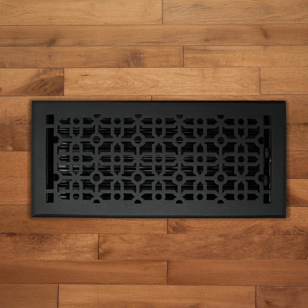 Madelyn Carter Cathedral Floor - Wall Registers (Cast Aluminum) Vent Cover Kay Hardware - VCU