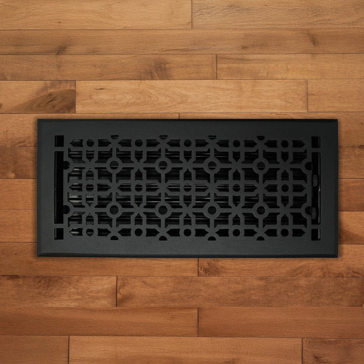 Madelyn Carter Cathedral Floor - Wall Registers (Cast Aluminum) Vent Cover Kay Hardware - VCU