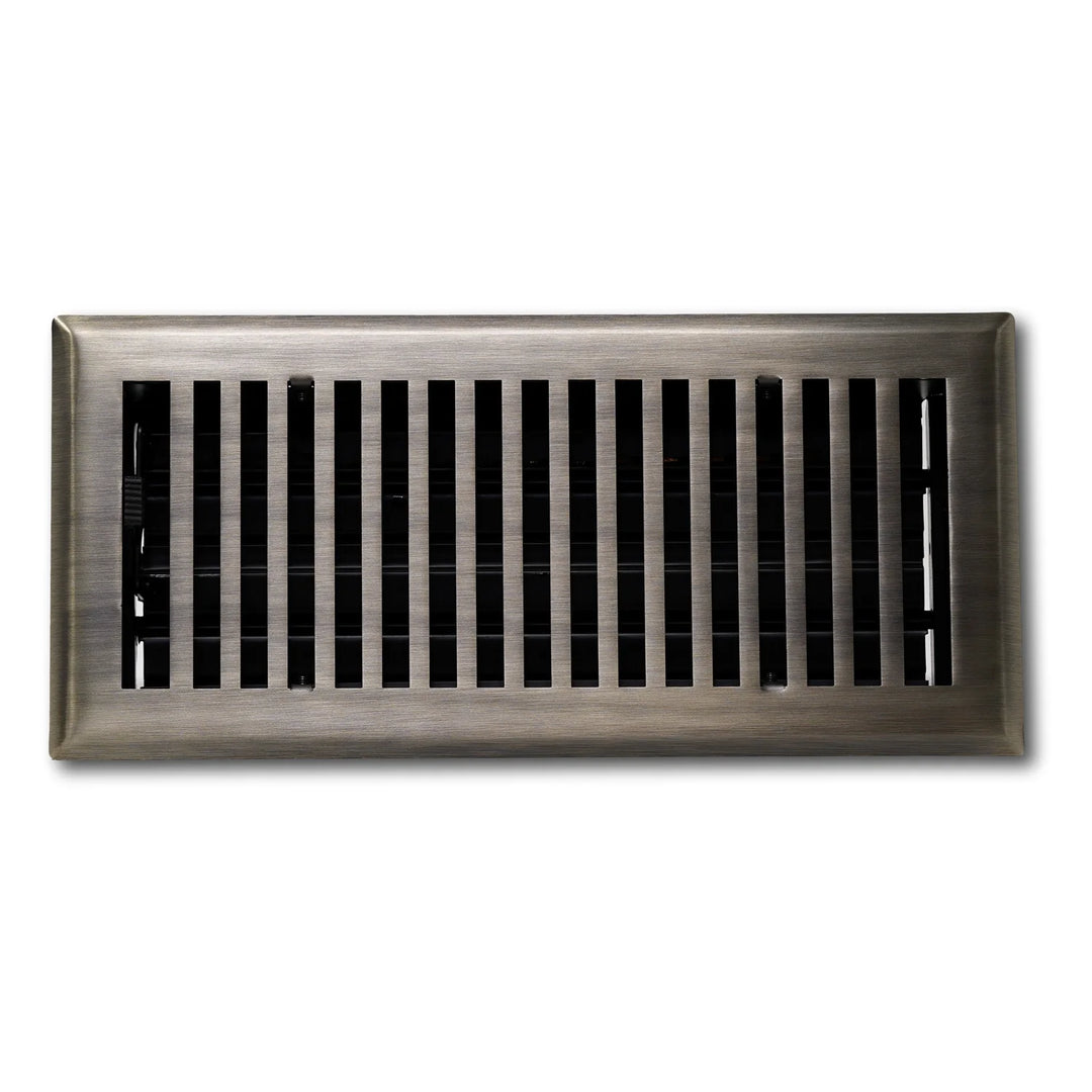 Madelyn Carter Solid Cast Brass Contemporary Vent Covers Vent Cover Kay Hardware - VCU 2 x 10 (Overall: 3.75 x 11.5) Antique Brass