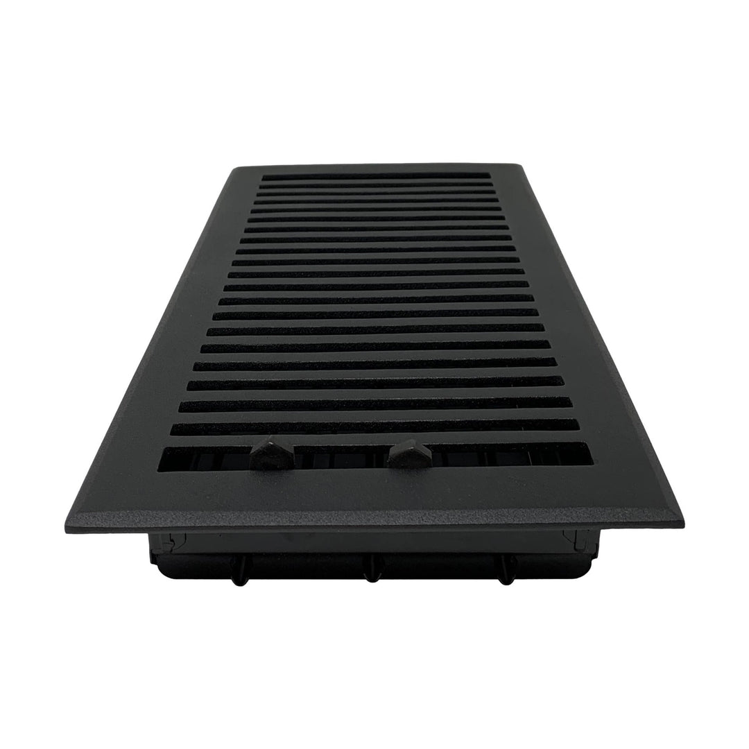 Madelyn Carter Black Contemporary Floor - Wall Vent Covers (Cast Aluminum) Vent Cover Kay Hardware - VCU