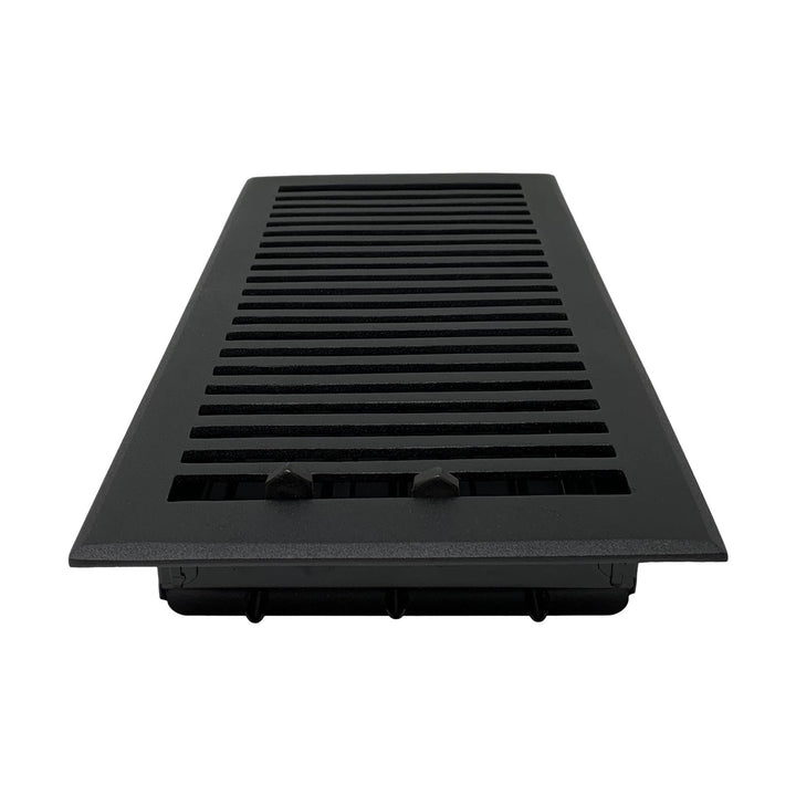 Madelyn Carter Black Contemporary Floor - Wall Vent Covers (Cast Aluminum) Vent Cover Kay Hardware - VCU