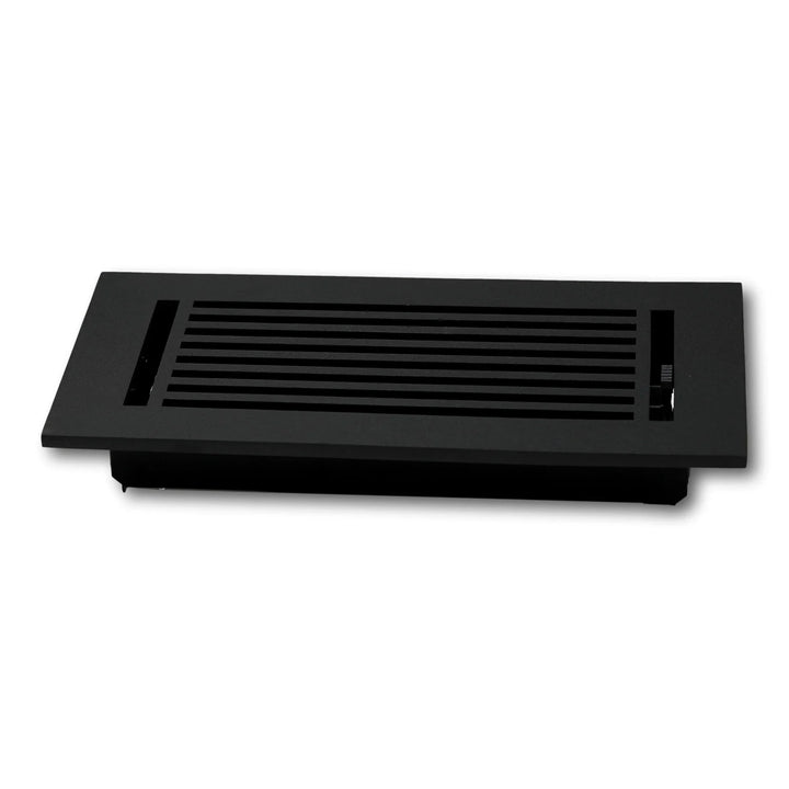 Madelyn Carter Cast Aluminum Linear Bar Vent Cover Vent Cover Asia Products - VCU 2 x 12 (Overall 3.75 x 13.5) Black
