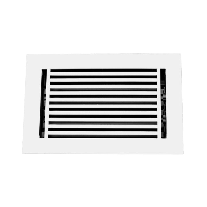 Madelyn Carter Cast Aluminum Linear Bar Vent Cover Vent Cover Asia Products - VCU 2 x 10 (Overall 3.75 x 11.5) White