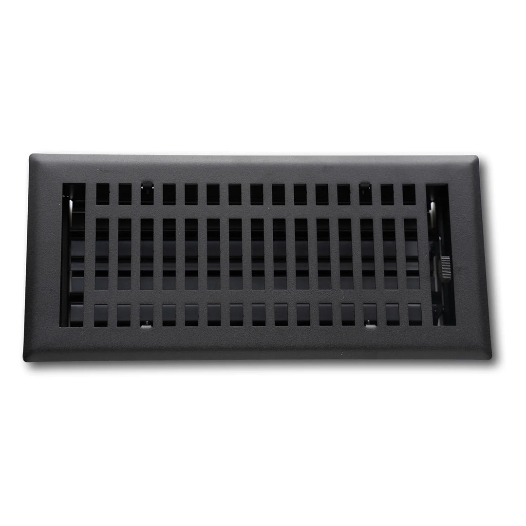 Madelyn Carter Steel Modern Vent Covers Vent Cover Kay Hardware - VCU 2 x 10 (3.625 x 11.375 Face) Black