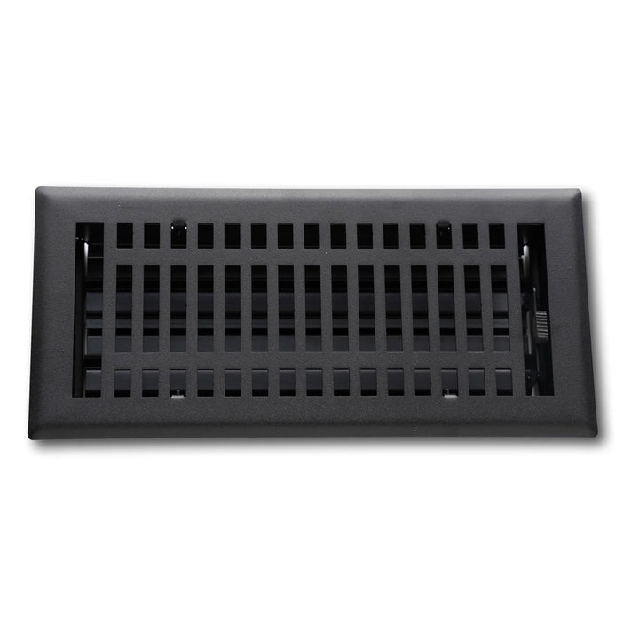 Madelyn Carter Steel Modern Vent Covers Vent Cover Kay Hardware - VCU 2 x 10 (3.625 x 11.375 Face) Black
