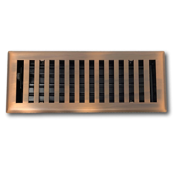 Madelyn Carter Steel Modern Chic Vent Cover Vent Cover Kay Hardware - VCU 2 x 10 (Overall: 3.625 x 11.375) Venetian Bronze
