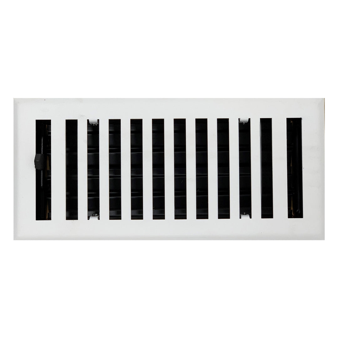 Madelyn Carter Steel Modern Chic Vent Cover Vent Cover Kay Hardware - VCU 2 x 10 (Overall: 3.625 x 11.375) White