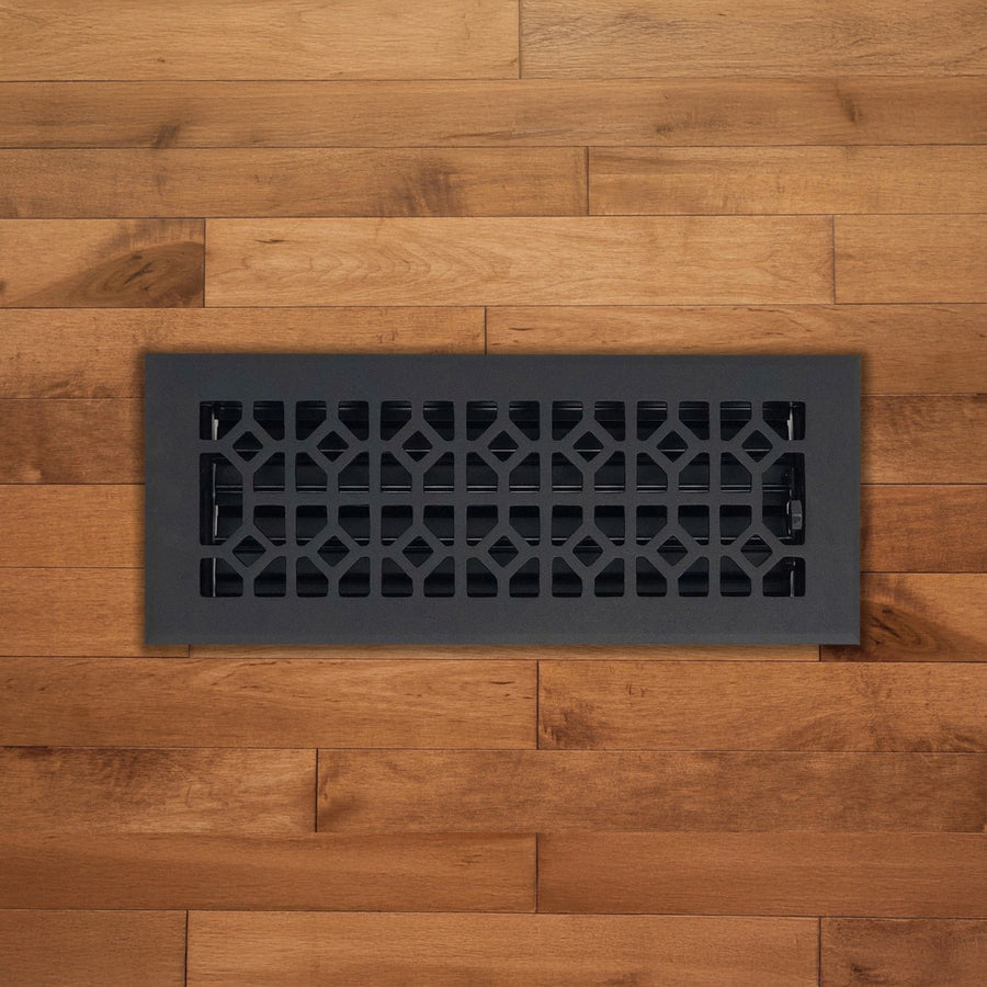 Madelyn Carter Roman Black Vent Covers (Cast Aluminum) Vent Cover Kay Hardware - VCU