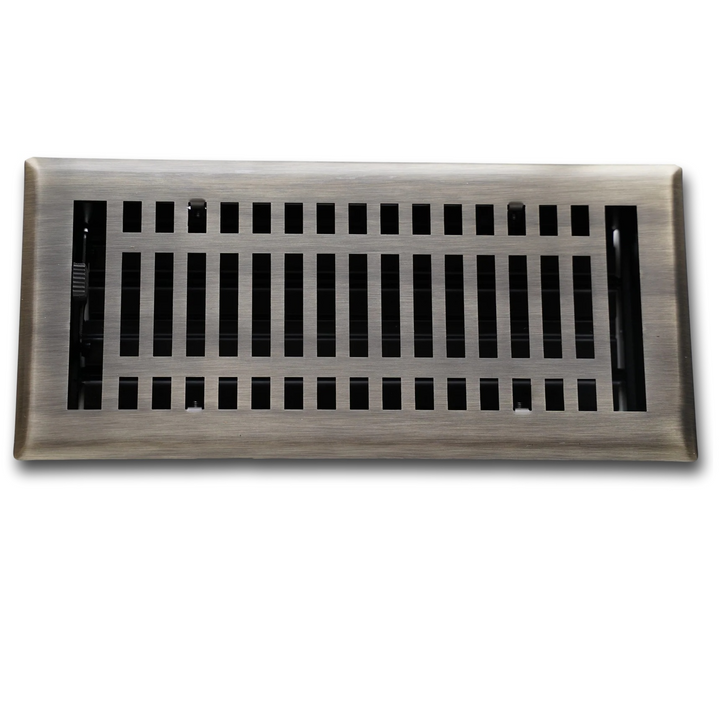 Madelyn Carter Steel Modern Vent Covers Vent Cover Kay Hardware - VCU 2 x 10 (3.625 x 11.375 Face) Antique Brass