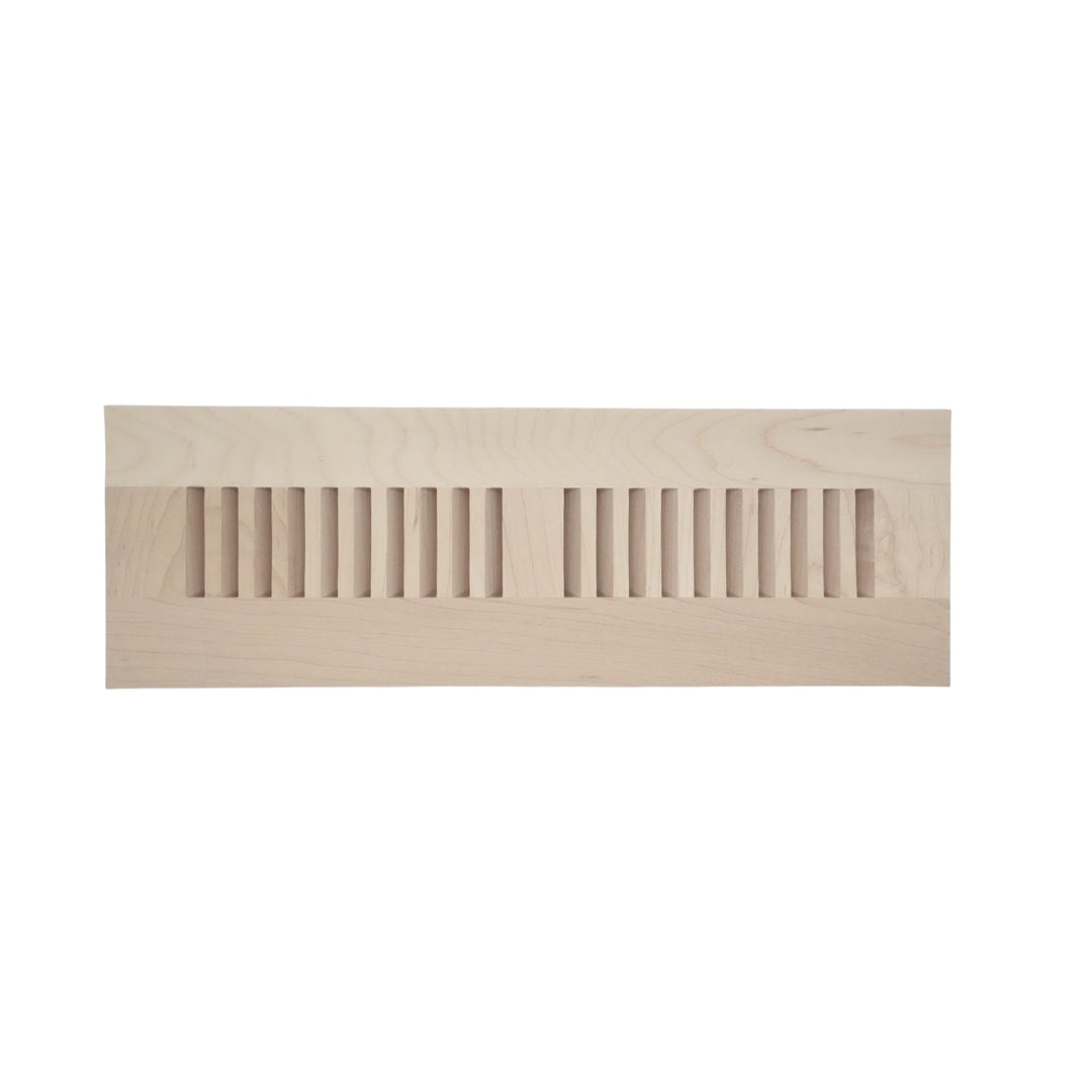 Wood Designs Flush Mount Slab - 3 Thicknesses Flush No Frame Vent Cover 2.5 x 10 (Overall 4.5 x 12)