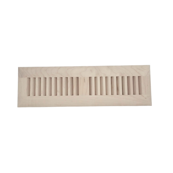 Wood Designs Insert Floor Registers - Optional Damper Insert 2.5 x 10 (Overall 3.938 x 11.438)