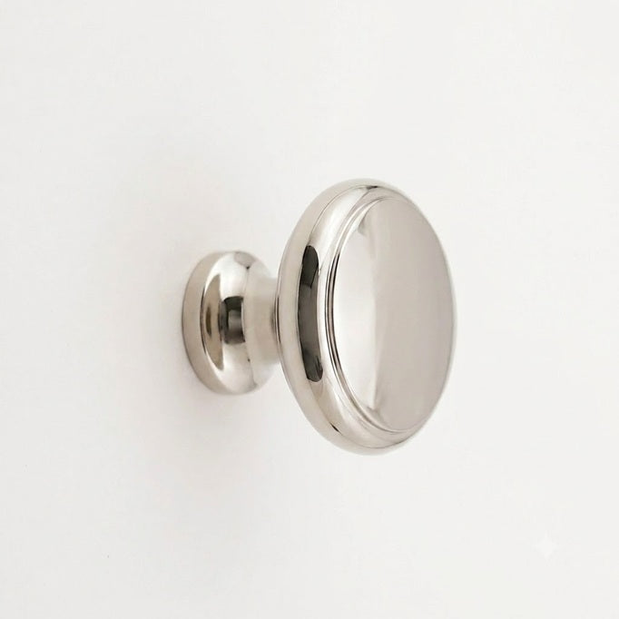 Elizabeth Solid Brass Cabinet Knob with Base