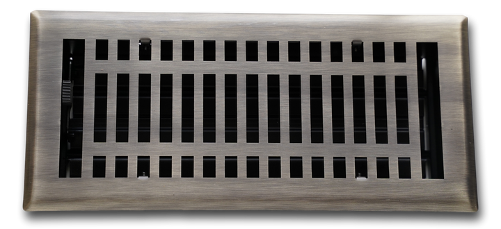 Madelyn Carter Steel Modern Chic Vent Cover Vent Cover Kay Hardware - VCU 2 x 10 (Overall: 3.625 x 11.375) Antique Brass