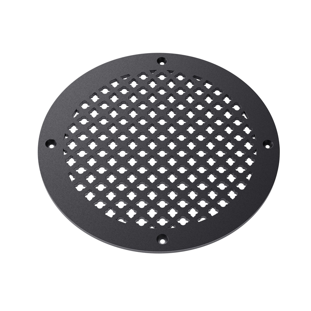 Imperial Round Vent Covers Round Vent Cover Reggio Register Company, LLC - VCU 6" Diameter (Overall: 8" Diameter) Steel Black