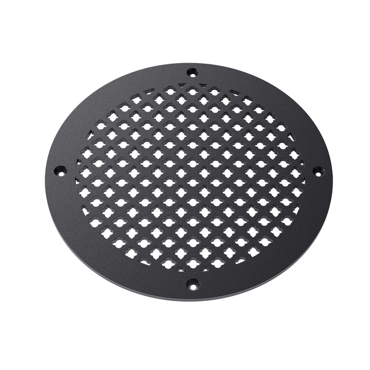 Imperial Round Vent Covers Round Vent Cover Reggio Register Company, LLC - VCU 6" Diameter (Overall: 8" Diameter) Steel Black