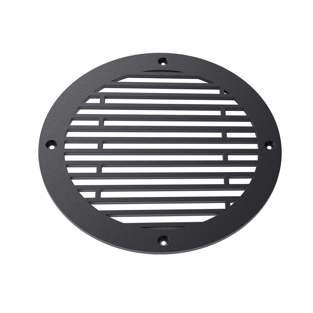 Abigail Round Vent Covers Round Vent Cover Reggio Register Company, LLC - VCU 6" Diameter (Overall: 8" Diameter) Aluminum Black