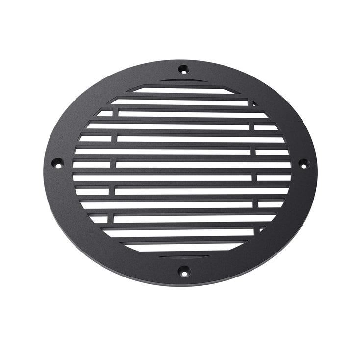 Abigail Round Vent Covers Round Vent Cover Reggio Register Company, LLC - VCU 6" Diameter (Overall: 8" Diameter) Aluminum Black
