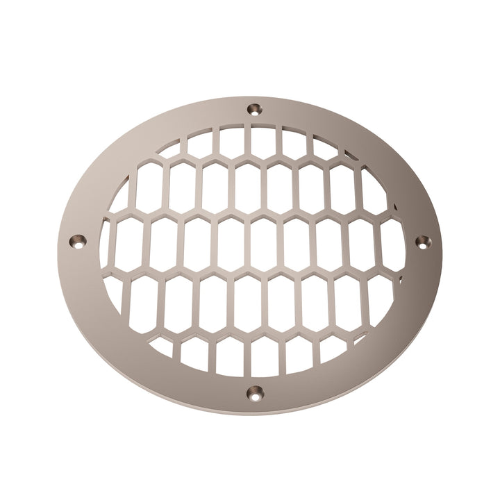 Duncan Round Vent Covers Round Vent Cover Reggio Register Company, LLC - VCU 6" Diameter (Overall: 8" Diameter) Steel Champagne Bronze