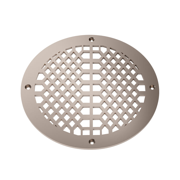 Edison Round Vent Covers Round Vent Cover Reggio Register Company, LLC - VCU 6" Diameter (Overall: 8" Diameter) Steel Champagne Bronze