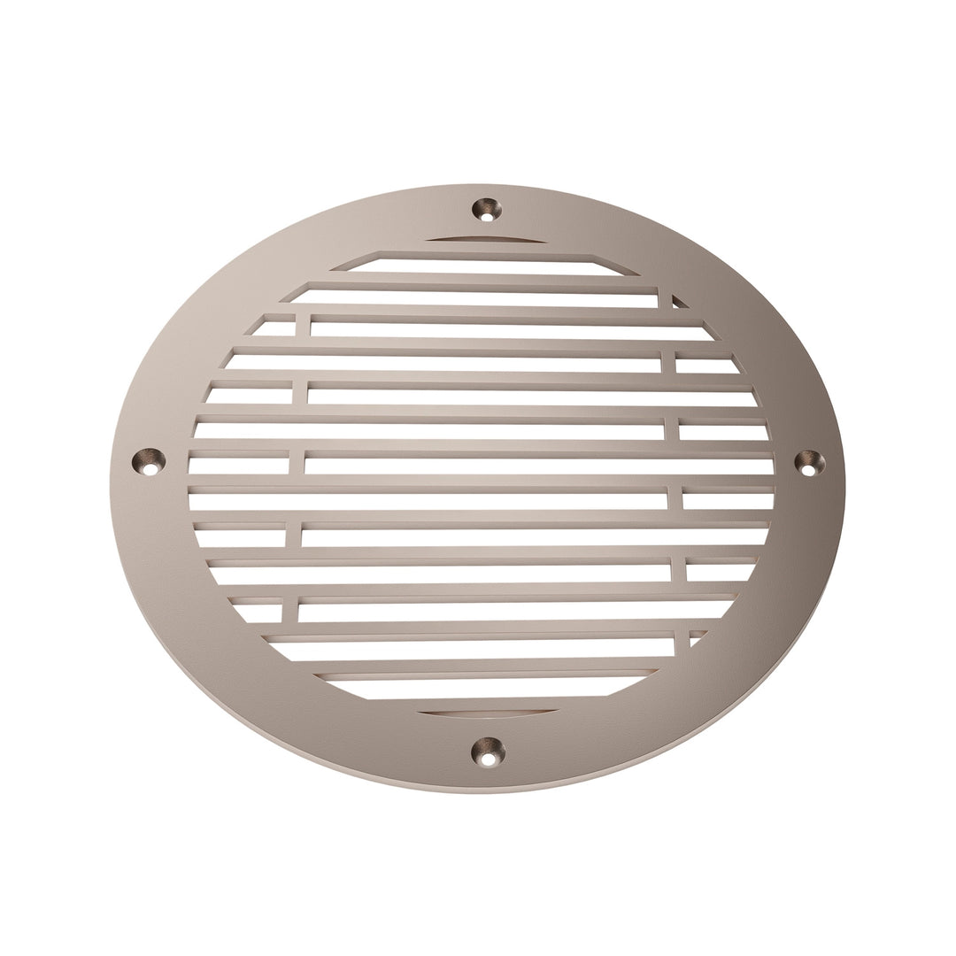 Abigail Round Vent Covers Round Vent Cover Reggio Register Company, LLC - VCU 6" Diameter (Overall: 8" Diameter) Aluminum Champagne Bronze