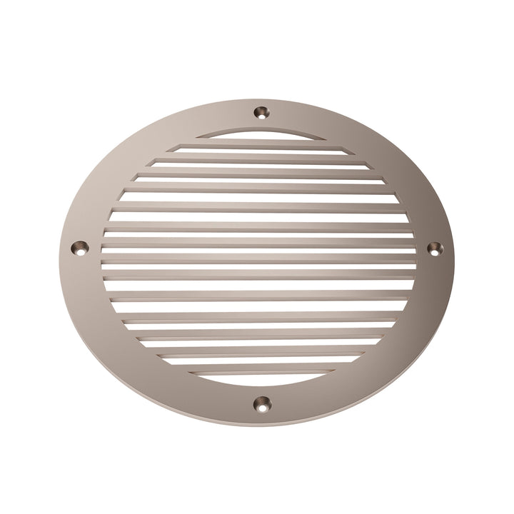 Piano Round Vent Covers Round Vent Cover Reggio Register Company, LLC - VCU 6" Diameter (Overall: 8" Diameter) Steel Champagne Bronze
