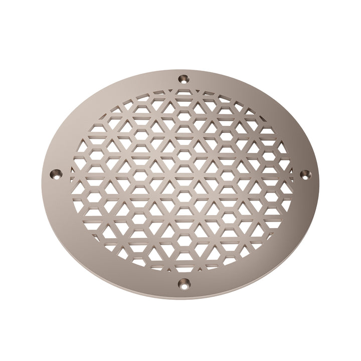 Mosaic Round Vent Covers Round Vent Cover Reggio Register Company, LLC - VCU 6" Diameter (Overall: 8" Diameter) Aluminum Champagne Bronze