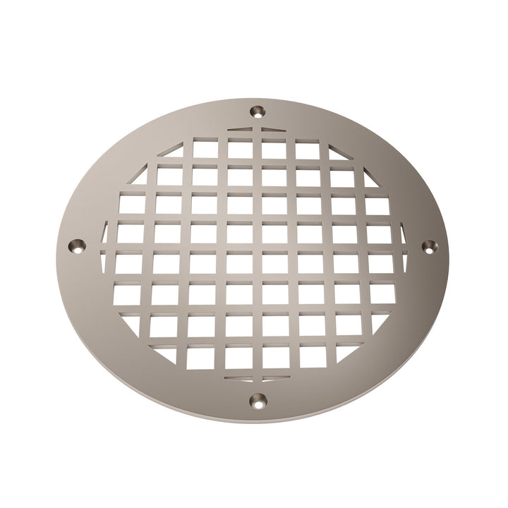 Square Round Vent Covers Round Vent Cover Reggio Register Company, LLC - VCU 6" Diameter (Overall: 8" Diameter) Steel Champagne Bronze