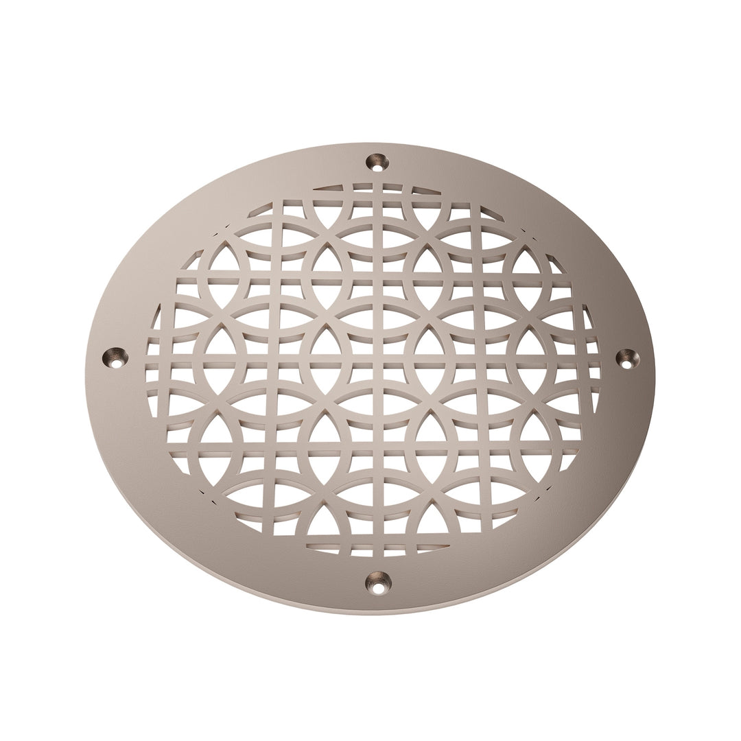 Sunray Round Vent Covers Round Vent Cover Reggio Register Company, LLC - VCU 6" Diameter (Overall: 8" Diameter) Steel Champagne Bronze