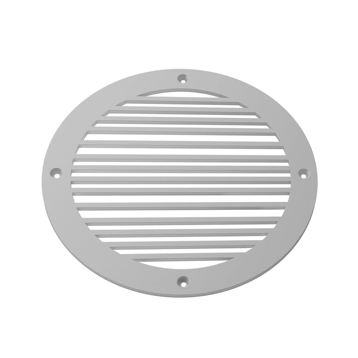 Piano Round Vent Covers Round Vent Cover Reggio Register Company, LLC - VCU 6" Diameter (Overall: 8" Diameter) Steel Gray